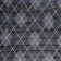 Bathroom rug "rhombus", width 65 cm, roll 15 m, gray-black color