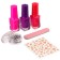 Manicure set, 3 varnish, saws, sparkles, stickers, "girlfriends", fabulous patrol