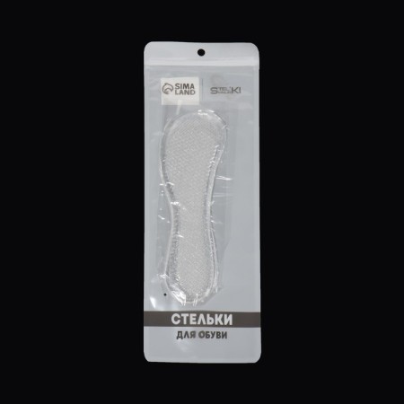 Half -slips for shoes, universal, massage, silicone, 20.5 × 7 cm, pair, color transparent-6