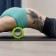 Massage roller SANGH, 30x10 cm, green color