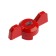 Balm-butch for the ball valve Zein, reinforced, 1/2 "-3/4", red