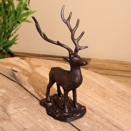 Souvenir "Deer" aluminum 17x16x34 cm-6