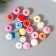 Beads for creativity plastic "Rainbow balls" set of 20 pcs 1x1 cm