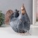 Polystone souvenir "Kurochka with three chickens" 22x17x22 cm