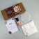 Set for creating a gypsum pan with "hexagonal" paints