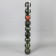 Set of balls plastic D-8 cm, 9 pcs "Silva Assorted" Green