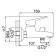 Accoona A6050 bath mixer, single -leaf, brass, chrome