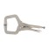 Hand tundra clamp, point capture, movable sponges, with a latch, 275 mm