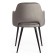 Valkyria Mod chair. 711 fabric/metal, 55x55x80cm, gray 26/black