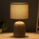 Table lamp "Monaco" E14 40W gray 16x16x29 cm Risalux