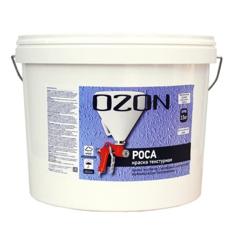 Acrylic texture paint Ozon Rosa VD-AK 269M, 15kg