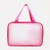 Lightning cosmetic bag, raspberry color