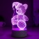 Lumber "Bear in a hat" Led RGB Risalux