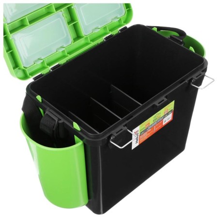 Winter Helios Fishbox 19 L box, single -section, green color-5