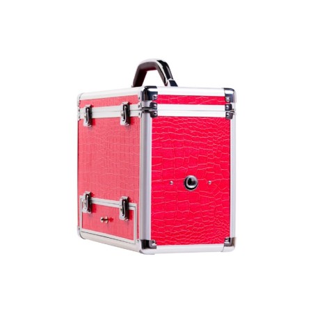 Sex Machine suitcase Diva Wiggler, 2 nozzles, metal, pink color, 17 cm-1