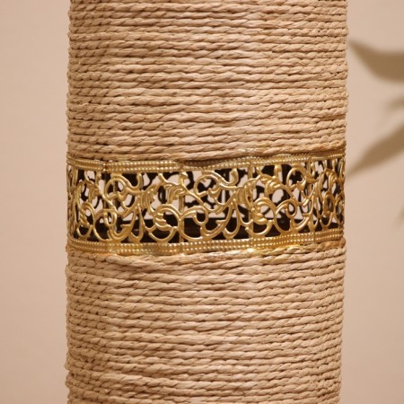 Vase wicker, floor 14x14x70 cm-1