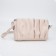 Cross-bodi with lightning, external pocket, long belt, light pink color