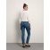 Women's jeans with a high landing CONTE Elegant Slim, size XS, color authentic blue