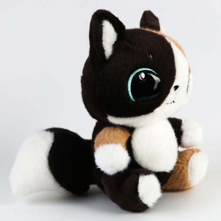 Soft toy "cat", 23 cm, brown color-1