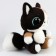 Soft toy "cat", 23 cm, brown color