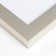 Photo frame Plastic "Gloria" 21x30 cm, with a pass, silver