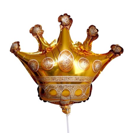 Foil ball 15 "Crown", the color of the golden-1