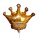 Foil ball 15 "Crown", the color of the golden