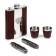 Gift set 5 in 1 "reptile": flask 240 ml, 2 knives 7V1, 2 glasses, 17 x 23 cm