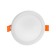 LED, built -in lamp, 6 W, 4000 K, 480 lm, 220 V, white color