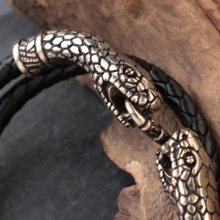 Bracelet "Snakes", brass-1