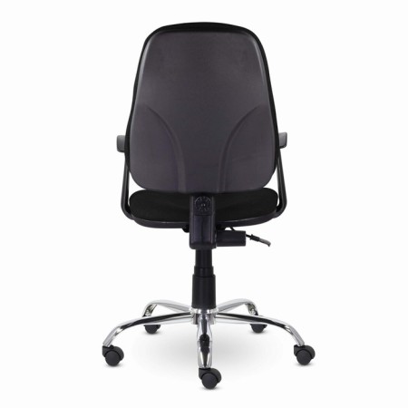 A chair for the operator Brabix Comfort MG-322, chrome, adjustable back, fabric, black S-11-4