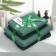 Set of towels "Pamir", size 50x80 cm - 2 pcs, 70x130 cm - 2 pcs, green color