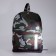 Baby backpack on lightning, external pocket, reflective strip, camouflage color/green
