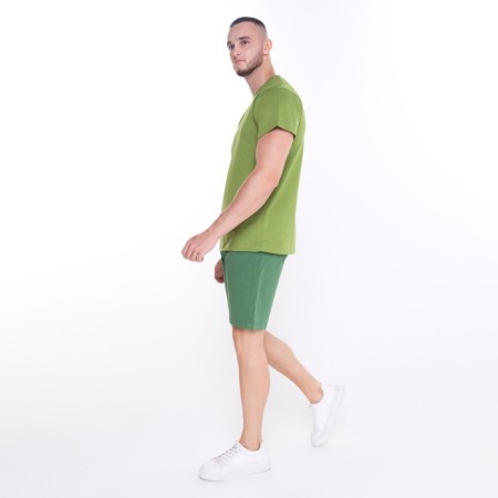 Male shorts, dark green color, size 46 (30)-2