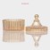 Sugar glasses “Tsarskaya”, 250 ml, 10.5 × 12.5 cm, gold color