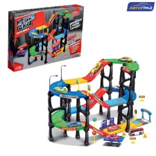 Megaparking garage, 3 metal machines, accessories