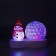 Light device "Snowman with a transparent ball" 9.5 cm, glow of multi, 220 V