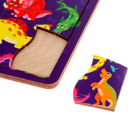 Board game "Dinosaurs", puzzle and training book-2