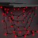 Garland “thread” 20 m with nozzles “balls 1.5 cm”, IP44, dark thread, 200 LED, red glow, 8 modes, 220 V