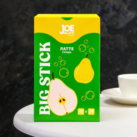 Drink Coffee Soluble Joe Black Big Stick "Latte Grusha", 30 g-1