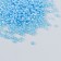 Beads "Astra" 11/0, 20 g (103 blue/transparent, glossy)