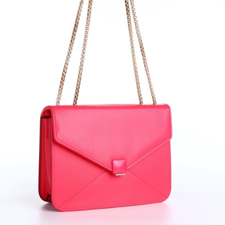 Female bag on a magnet, small size, pink color-3