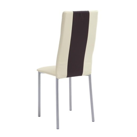 Vienna-1 chair, milk/brown-2