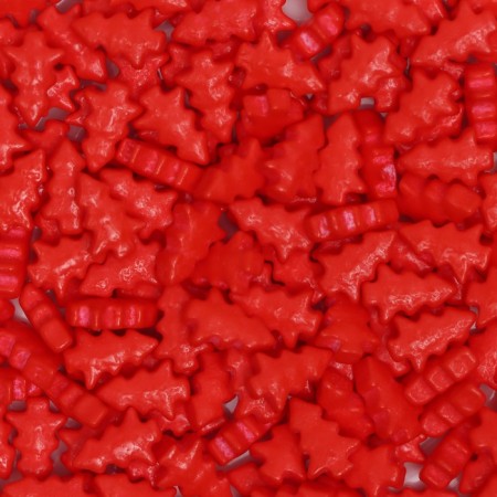 Sprinking confectionery "Christmas tree", red, 50 g