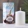 Aromatic candle "Coconut Paradise", 4 × 6 cm, in a box