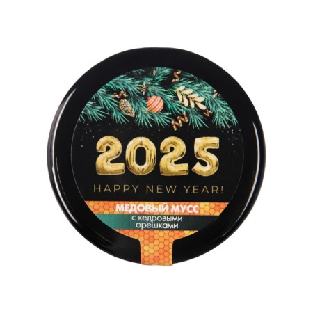 Honey mousse "2024", with cedar nuts, 30 g-2