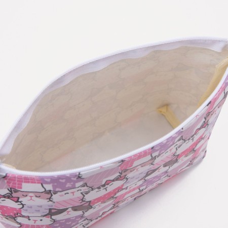 Lightning cosmetic bag, pink color-2
