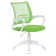 A chair for the operator Brabix Fly MG-396W, white plastic, grid, light green TW-03A/TW-18