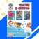Reusable stickers "Study the numbers", A4, puppy patrol, mix