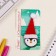 New Year of the setting icon with a cap d = 35 mm "Penguin" 6.5x11 cm